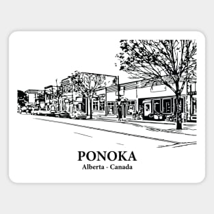 Ponoka - Alberta Magnet